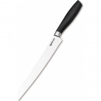 Кухонный хлебный нож Bker Core Professional Bread Knife, 220 мм, сталь X50CrMoV15, рукоять пластик купить в Санкт-Петербурге