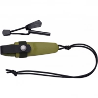 Нож Morakniv Eldris + огниво , цвет зеленый купить в Санкт-Петербурге