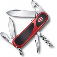 Нож перочинный Victorinox EvoGrip S101, сталь X50CrMoV15, рукоять термопластик GRN, красно-чёрный купить в Санкт-Петербурге