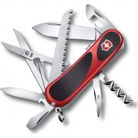 Нож перочинный Victorinox EvoGrip S17, сталь X50CrMoV15, рукоять термопластик GRN, черно-красный купить в Санкт-Петербурге