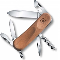 Нож перочинный Victorinox EvoWood 10, сталь X50CrMoV15, рукоять ореховое дерево, коричневый купить в Санкт-Петербурге