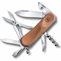 Нож перочинный Victorinox EvoWood 14, сталь X50CrMoV15, рукоять ореховое дерево, коричневый купить в Санкт-Петербурге