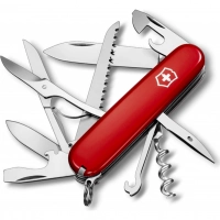 Нож перочинный Victorinox Huntsman, сталь X55CrMo14, рукоять Cellidor®, красный купить в Санкт-Петербурге