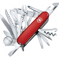 Нож перочинный Victorinox SwissChamp, сталь X55CrMo14, рукоять Cellidor®, красный купить в Санкт-Петербурге