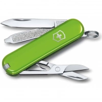 Нож Victorinox Classic SD Colors, Smashed Avocado (0.6223.43G) светло-зелёный, 7 функций 58мм купить в Санкт-Петербурге