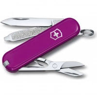 Нож Victorinox Classic SD Colors, Tasty Grape (0.6223.52G) пурпурный, 7 функций 58мм купить в Санкт-Петербурге