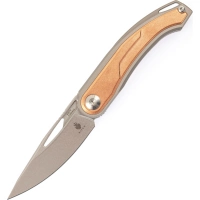 Складной нож Kizer Apus, сталь CPM S35VN, рукоять титан/ Bronze Carbon купить в Санкт-Петербурге