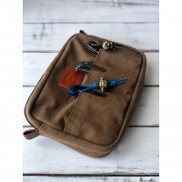 Сумка для 11 складных ножей Knife to meet you BAG-NEC, коричневая купить в Санкт-Петербурге