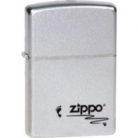 Зажигалка ZIPPO Footprints Satin Chrome, латунь с никеле-хром. покрыт. серебр., матов., 36х56х12 мм купить в Санкт-Петербурге