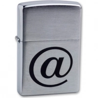 Зажигалка ZIPPO Internet Brushed Chrome, латунь с ник.хром. покрыт., серебр., матов., 36х56х12 мм купить в Санкт-Петербурге