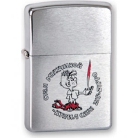 Зажигалка ZIPPO Мальчик, латунь с покрытием Brushed Chrome, серебристый, матовая, 36х12×56 мм купить в Санкт-Петербурге