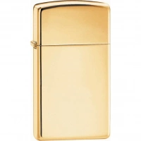 Зажигалка ZIPPO Slim® с покрытием High Polish Brass купить в Санкт-Петербурге